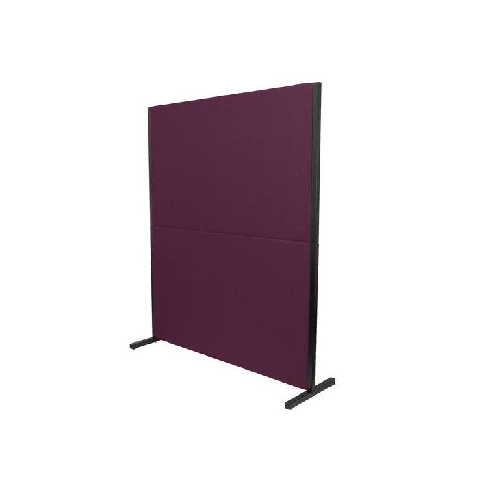 Biombo Piqueras Y Crespo Valdeganga Desmontable Tapizado Bali Morado