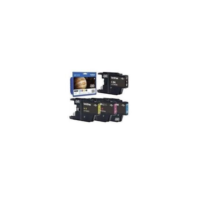 Brother LC-1240 Original Cartucho de Tinta Pack 4 Colores 600 Páginas Compatible con MFC-J6510DW, MFC-J6710DW, MFC-J6910DW 1 Brother LC-1240 Original Cartucho de Tinta Pack 4 Colores 600 Páginas Compatible con MFC-J6510DW, MFC-J6710DW, MFC-J6910DW 1