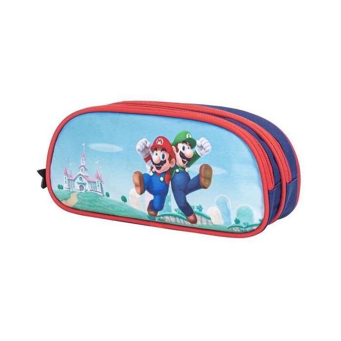 Estuche super mario triple. interior totalmente forrado y personalizado. acabados y cremalleras de alta calidad 37 x 27 x 17 cm. 2 Estuche super mario triple. interior totalmente forrado y personalizado. acabados y cremalleras de alta calidad 37 x 27 x 17 cm. 2