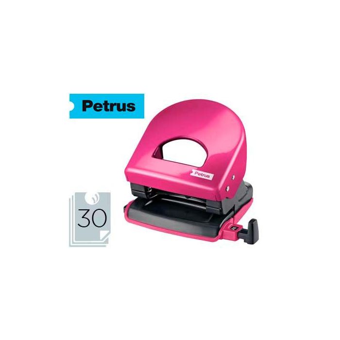 Taladrador Petrus 62 Wow Fucsia Metalizado Capacidad 30 Hojas