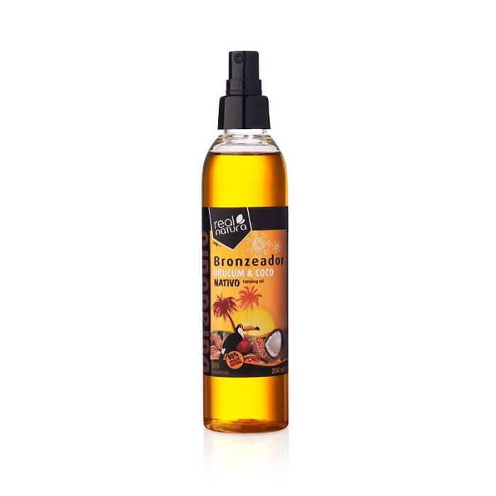 Óleo Bronzeador Urucum + Coco 200 mL Real Natura