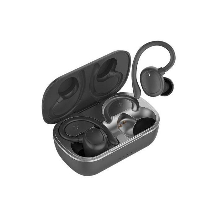 Auriculares Deportivos Bluetooth Muvit iO Smart True Wireless Sport ENC con estuche de carga/ Autonomía 6h/ Negros 1 Auriculares Deportivos Bluetooth Muvit iO Smart True Wireless Sport ENC con estuche de carga/ Autonomía 6h/ Negros 1