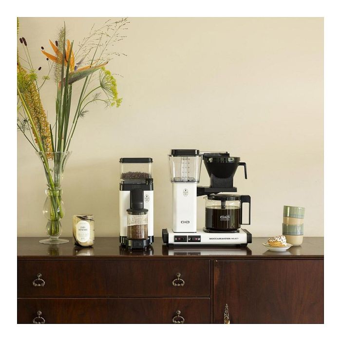 Moccamaster KBG Select Cafetera de Filtro 1.25L 1520W Blanco Matt White 3