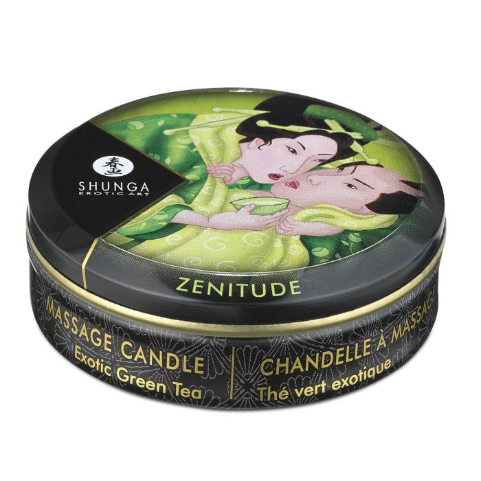 Vela de Masaje Shunga Exotic Green Tea Té Verde 30 ml 3 Vela de Masaje Shunga Exotic Green Tea Té Verde 30 ml 3