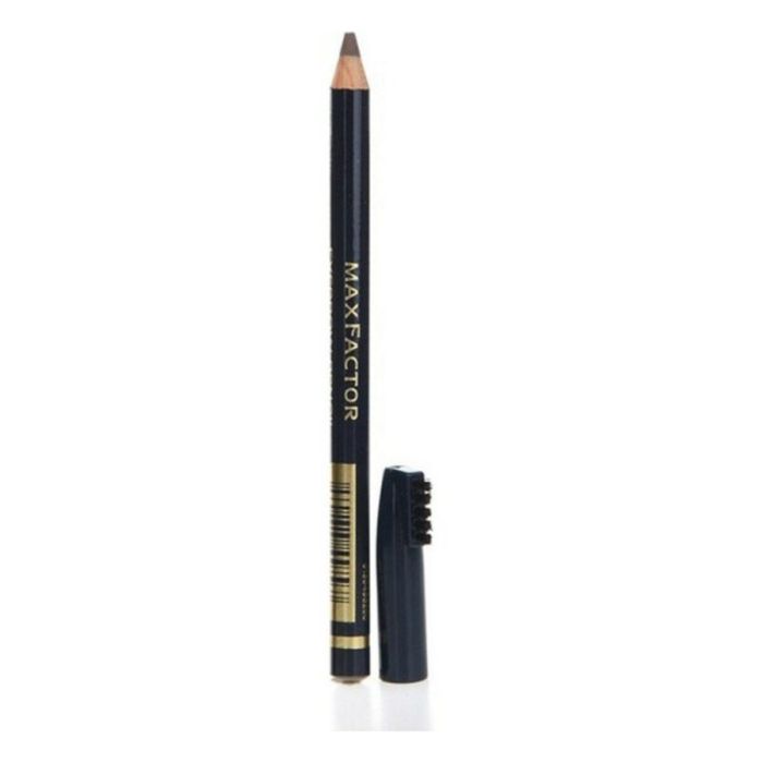 Max Factor #0002-hazel EYEBROW pencil Lápiz de Cejas con Cepillo Integrado Tono Hazel para Definición, Volumen y Acabado Pulido 1,2 g 1