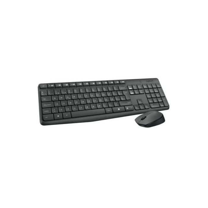LOGITECH TECLADO + MOUSE MK235 wireless resistente a salpicaduras 2 LOGITECH TECLADO + MOUSE MK235 wireless resistente a salpicaduras 2