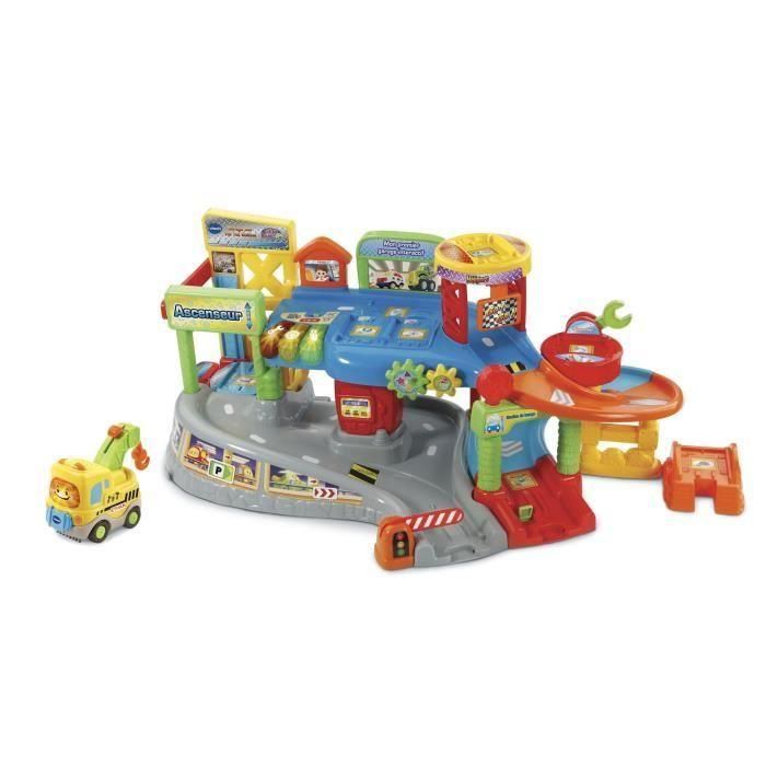 VTECH Mi primer garaje interactivo Tut Tut Bolides - Juguete parlante y musical para coches 1
