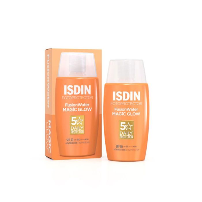 Isdin Fotoprotector Fusion Water Magic Glow SPF30 Protector Solar Facial 50 ml Efecto Glow 1