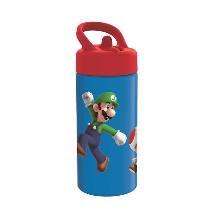 Botella Escolar Safta Super Mario Botella 410 mL 74x64x178 mm Botella Escolar Safta Super Mario Botella 410 mL 74x64x178 mm