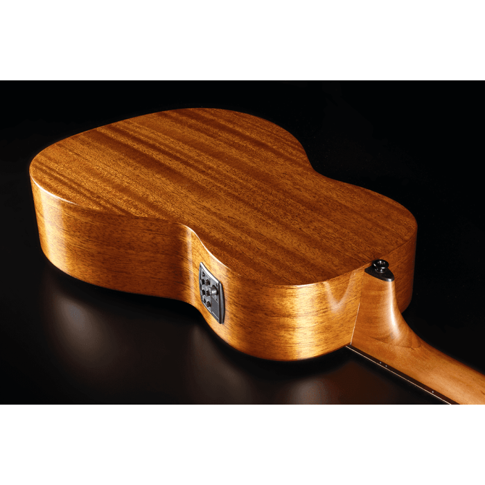 LAG Guitarra Acústica Parlor A/E Tramontane 98 Caoba Sólida Electroacústica 9