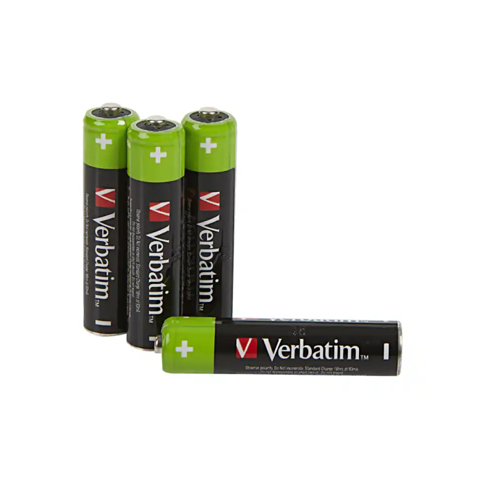 Verbatim Pilas Recargables AAA Premium HR03 950mAh 1.2V NiMH 3