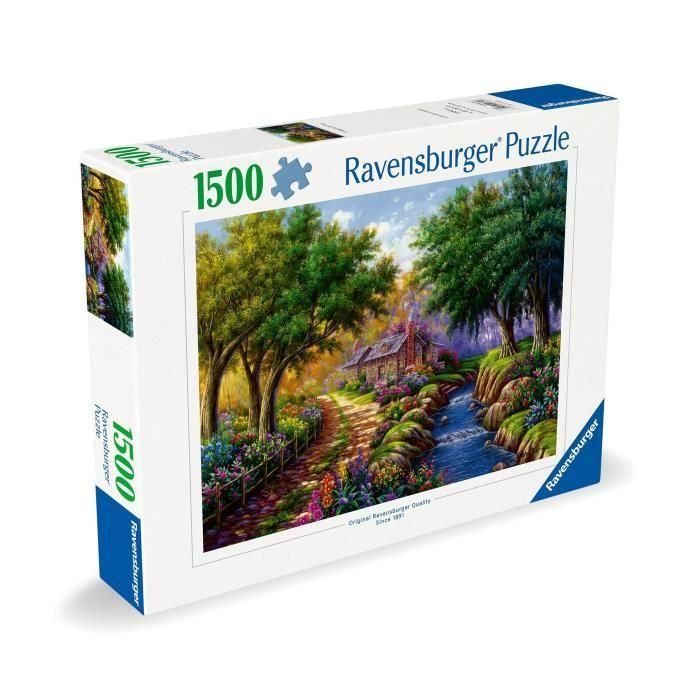 Ravensburger-Puzzle 1500p-Casa rural junto al río-Adultos y niños a partir de 14 años-Puzzle de calidad premium 80x60cm-12000735 4 Ravensburger-Puzzle 1500p-Casa rural junto al río-Adultos y niños a partir de 14 años-Puzzle de calidad premium 80x60cm-12000735 4