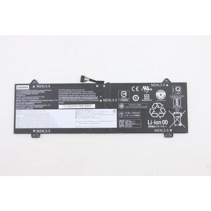 Lenovo Batería de Portátil 4 Celdas para Portátiles Lenovo, 71Wh, 15.36V, Ligera 265g 0 Lenovo Batería de Portátil 4 Celdas para Portátiles Lenovo, 71Wh, 15.36V, Ligera 265g 0