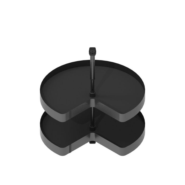 MENAGE CONFORT Bandeja Giratoria 270º Nova Flat Antracita Regulación 630-730Mm Ø710