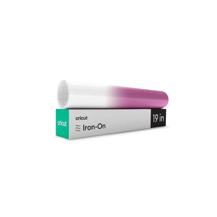 Cricut 2010175 Rollo de Vinilo de Termotransferencia Liso, Rosa y Blanco, 305 mm x 610 mm, Compatible con Cricut Maker y Explore Cricut 2010175 Rollo de Vinilo de Termotransferencia Liso, Rosa y Blanco, 305 mm x 610 mm, Compatible con Cricut Maker y Explore