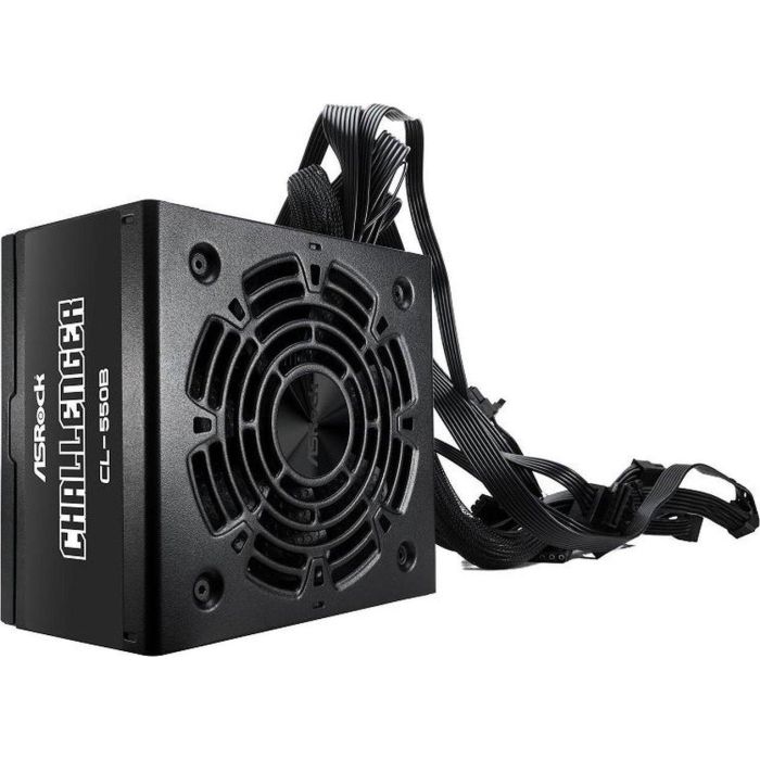 FUENTE ALIMENTACION ASROCK CL-550B,PSU,550W,80 PLUS BRONZE,120MM,ACTIVE PFC,PCI-E (6+2 pin)x4,SATA (5 pin)x4 2 FUENTE ALIMENTACION ASROCK CL-550B,PSU,550W,80 PLUS BRONZE,120MM,ACTIVE PFC,PCI-E (6+2 pin)x4,SATA (5 pin)x4 2