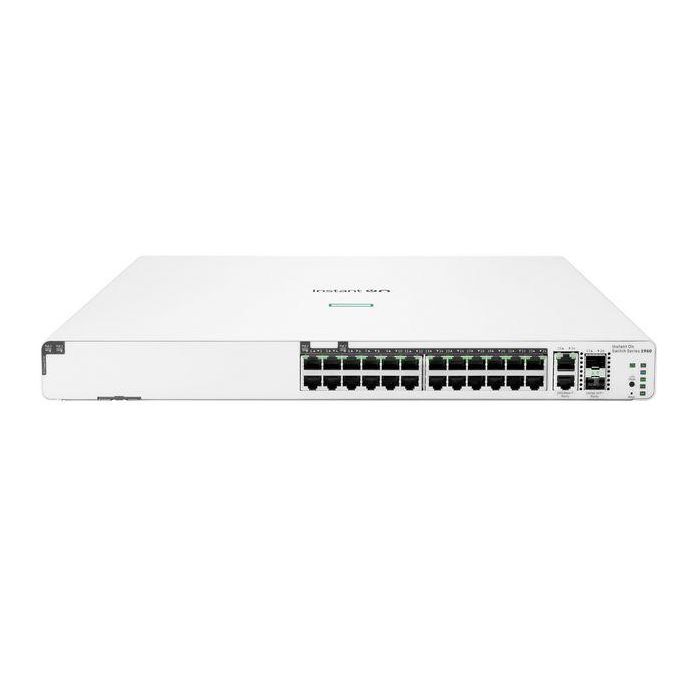 Aruba Instant On 1960 Switch Gigabit apilable 20p CL4/CL6 PoE 370W 4x 1GbE 2x 10GBT 2x SFP+ para PYMES
