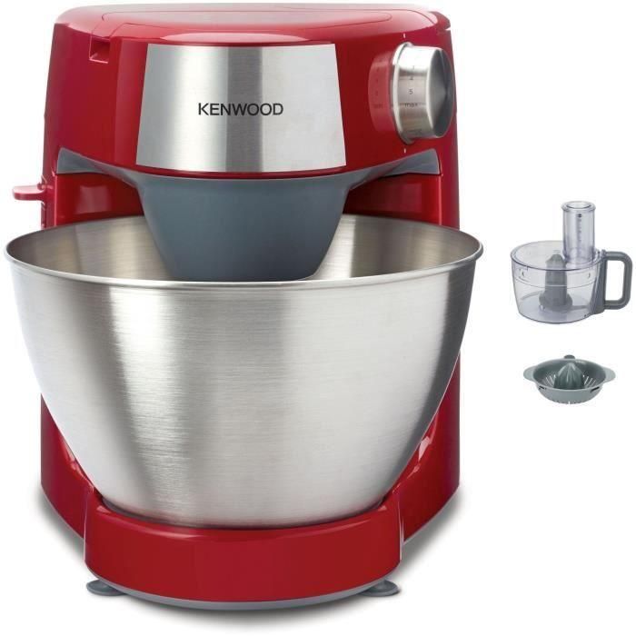 Robot de repostería multifunción compacto - KENWOOD - KHC290A.E0RD - 1000 W - Bol de 4,3 L - Rojo 5 Robot de repostería multifunción compacto - KENWOOD - KHC290A.E0RD - 1000 W - Bol de 4,3 L - Rojo 5