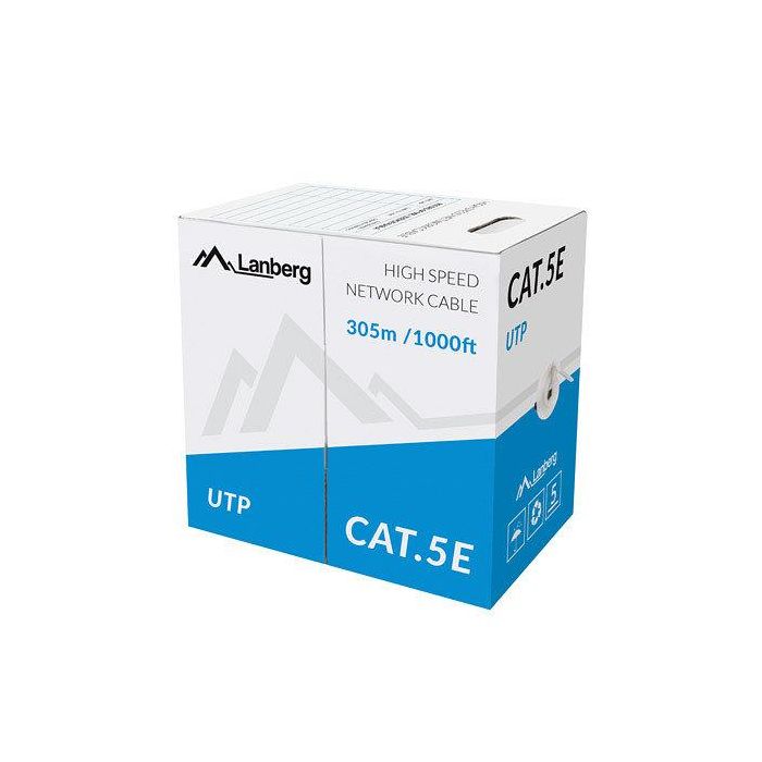 Lanberg LCU5-11CU-0305-S Bobina Cat.5E UTP 305m Gris