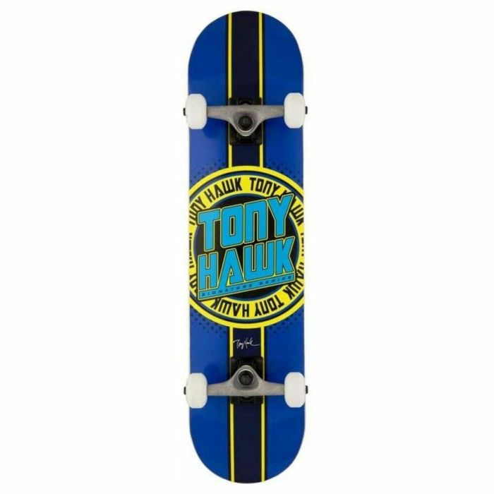 Skate Tony Hawk Badge Logo Azul 7.5"