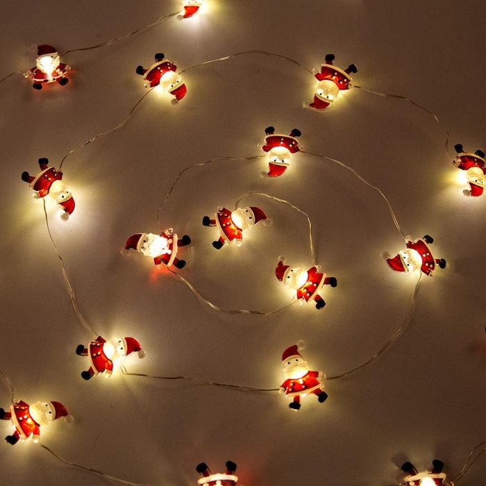 Guirnalda LED Interior 4,5M a Pilas para Decoración HO-XMAS-028-IP20-4,5M-WW 5