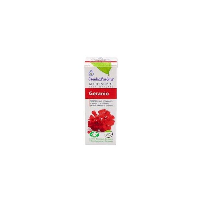 ESENTIAL AROMS Aceite Esencial de Geranio 10ml - Tónico Cutáneo Reafirmante, Astringente y Regulador Sebáceo