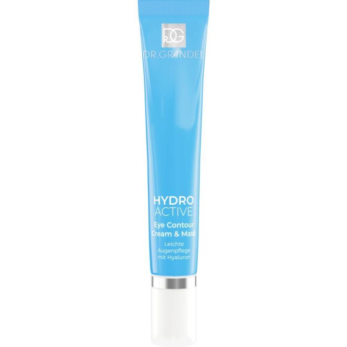 Dr Grandel Crema y Mascarilla H.A. Hidro Active Contorno de Ojos para Hidratación Intensa, Reducción de Ojeras y Líneas de Sequedad 20ml