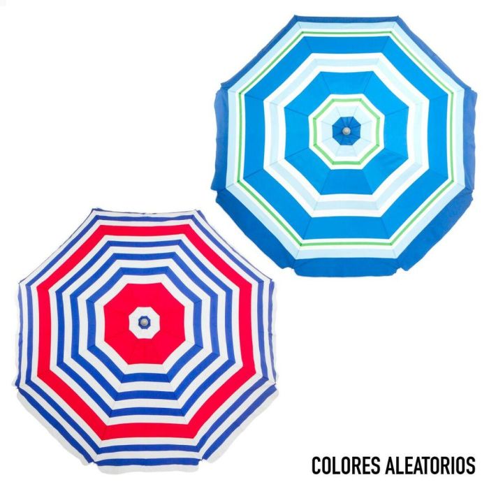Sombrilla Aktive Azul Rojo Ø 200 cm 200 x 196 x 200 cm UV50 (6 Unidades) 3 Sombrilla Aktive Azul Rojo Ø 200 cm 200 x 196 x 200 cm UV50 (6 Unidades) 3
