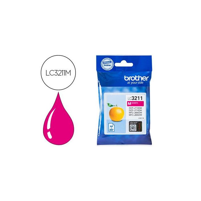 Brother Tinta Magenta Mfcj890Dw, Mfcj895Dw