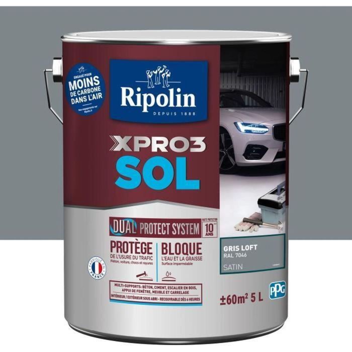 Pintura de Imprimación Ripolin Gris Satinado 3