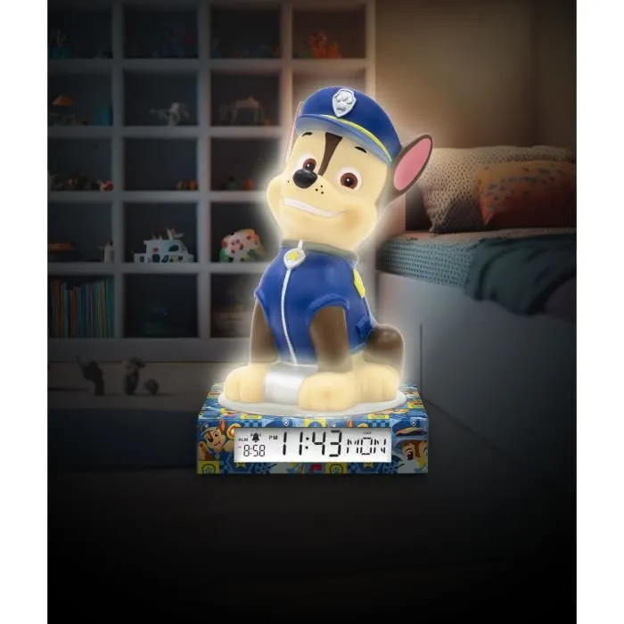 KIDS LICENSING Lámpara 3D Despertador Patrulla Canina Paw Patrol 22.9x13x13cm 5