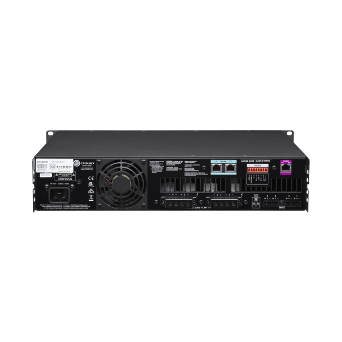 Entrada Analógica + Blu Link, 4 Canales, 1200W Por Canal De Salida 5