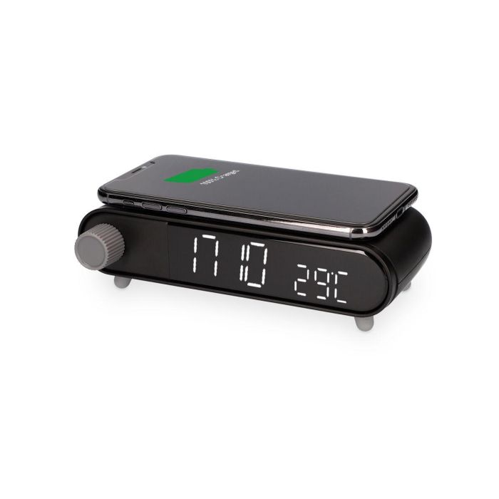 Cargador Inalámbrico KSIX Negro 8 Cargador Inalámbrico KSIX Negro 8