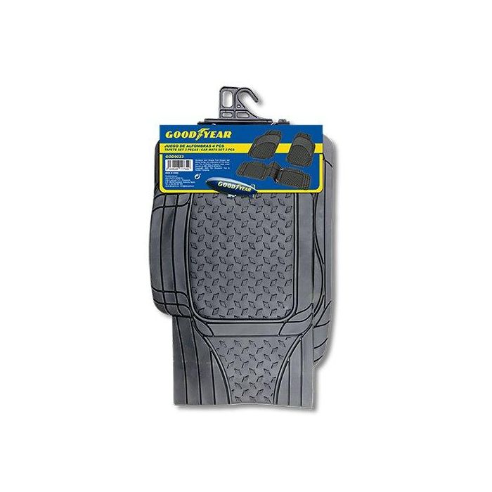Goodyear GOD9023 Alfombra Goma Negra 3 Piezas 2