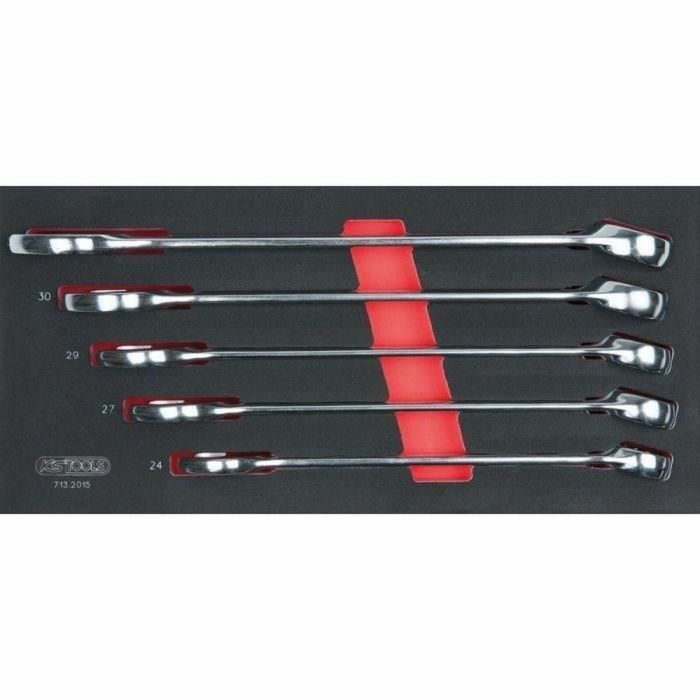 KS TOOLS 714.0158 Juego de herramientas de 3 cajones para carro, 158 piezas 1