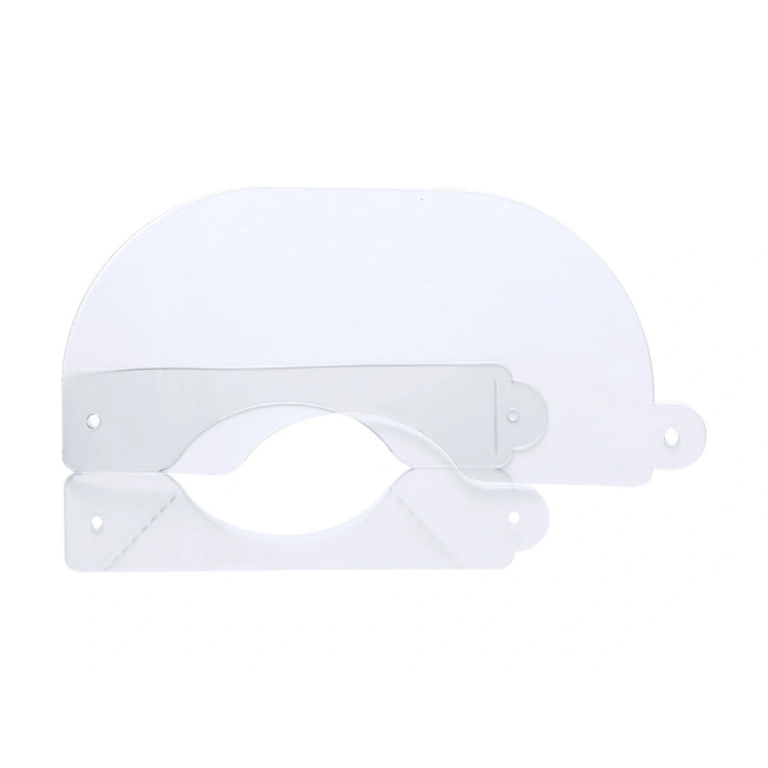 Blanca Pantalla Protectora Bucal Nasal Leiban con Protector para Barbilla PET 17x8,5 cm 1