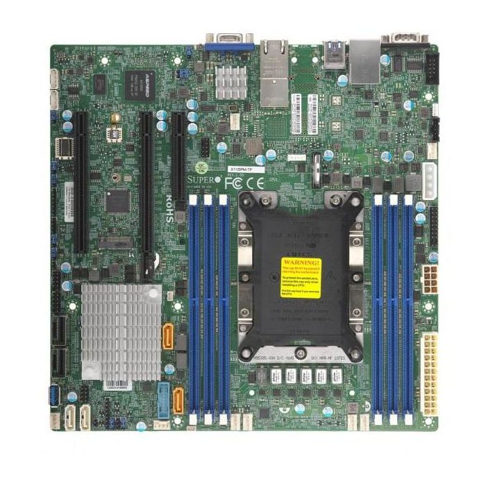 Supermicro MBD-X11SPM-TF-B Placa Base micro ATX para Intel, DDR4-SDRAM hasta 768GB, 10 Gigabit Ethernet