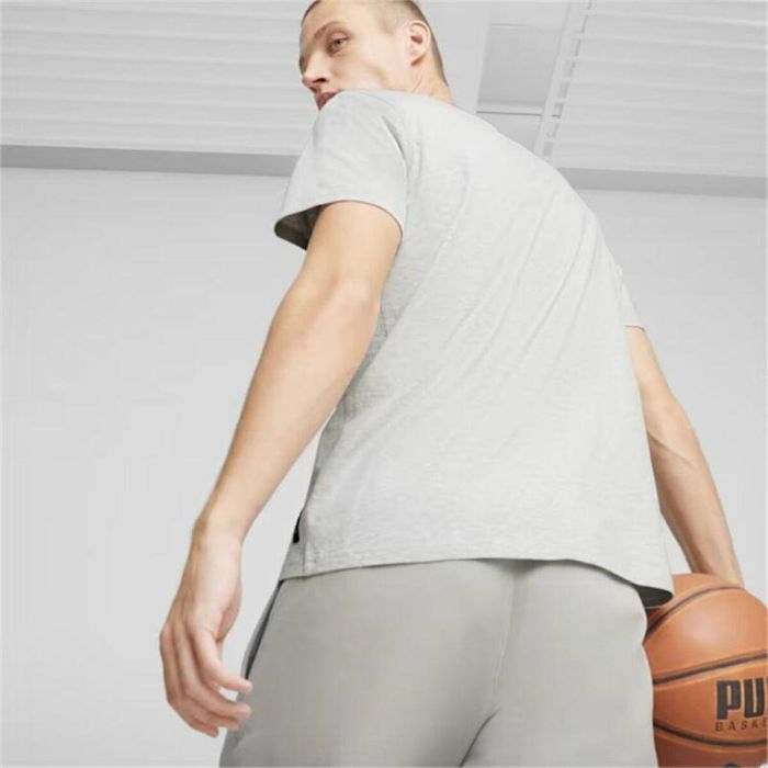 Camiseta de Manga Corta Hombre Puma The Hooper 3 Gris claro 3 Camiseta de Manga Corta Hombre Puma The Hooper 3 Gris claro 3