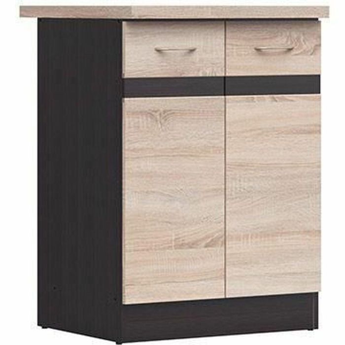 JUNONA JUNONAMB2P60CH Gabinete bajo de Cocina de 60 cm con 2 puertas, incluyendo Totada de trabajo, acabado Chene Sonoma. 0 JUNONA JUNONAMB2P60CH Gabinete bajo de Cocina de 60 cm con 2 puertas, incluyendo Totada de trabajo, acabado Chene Sonoma. 0