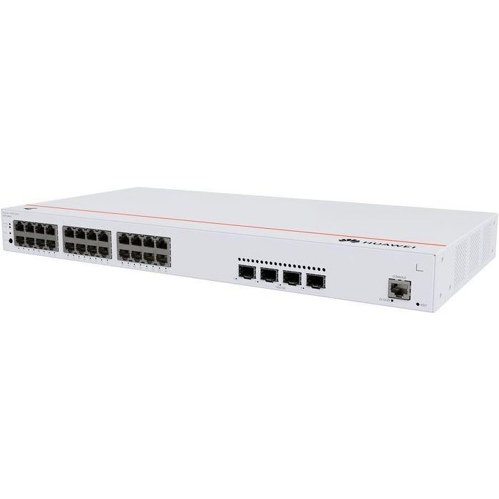 Huawei S220-24P4X Switch Gigabit Ethernet 24 Puertos, 4 SFP+, PoE 400W, 1U Gris - 98012376 2 Huawei S220-24P4X Switch Gigabit Ethernet 24 Puertos, 4 SFP+, PoE 400W, 1U Gris - 98012376 2