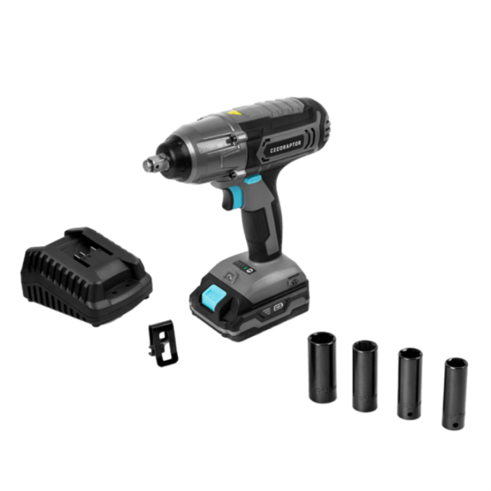Cecotec 70013 atornilladora de impacto con batería 3000 RPM 400 Nm Negro, Azul, Gris 20 V Cecotec 70013 atornilladora de impacto con batería 3000 RPM 400 Nm Negro, Azul, Gris 20 V