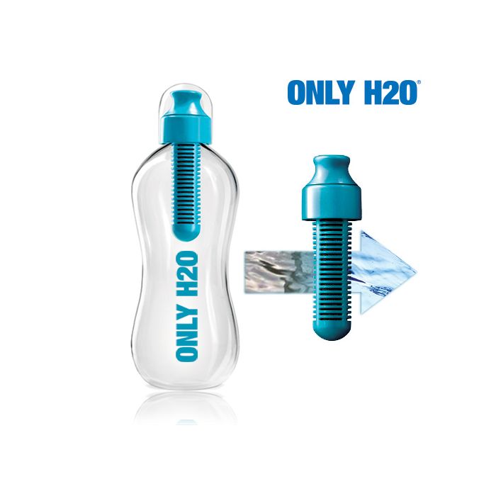 Botella con Filtro de Carbono Only H2O