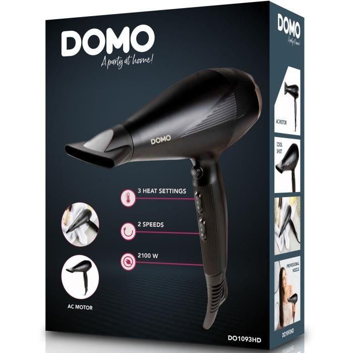 DOMO - DO1092HS - Plancha de pelo digital - Revestimiento cerámico - Botón de encendido/apagado - Temperatura ajustable de 130° a 230° 1