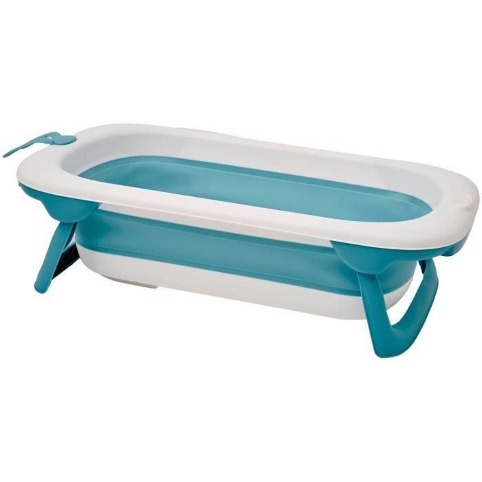 Bañera plegable - THERMOBABY - BALNÉA - Compacta - Tapón de drenaje - Hasta 18 meses - Azul Bañera plegable - THERMOBABY - BALNÉA - Compacta - Tapón de drenaje - Hasta 18 meses - Azul