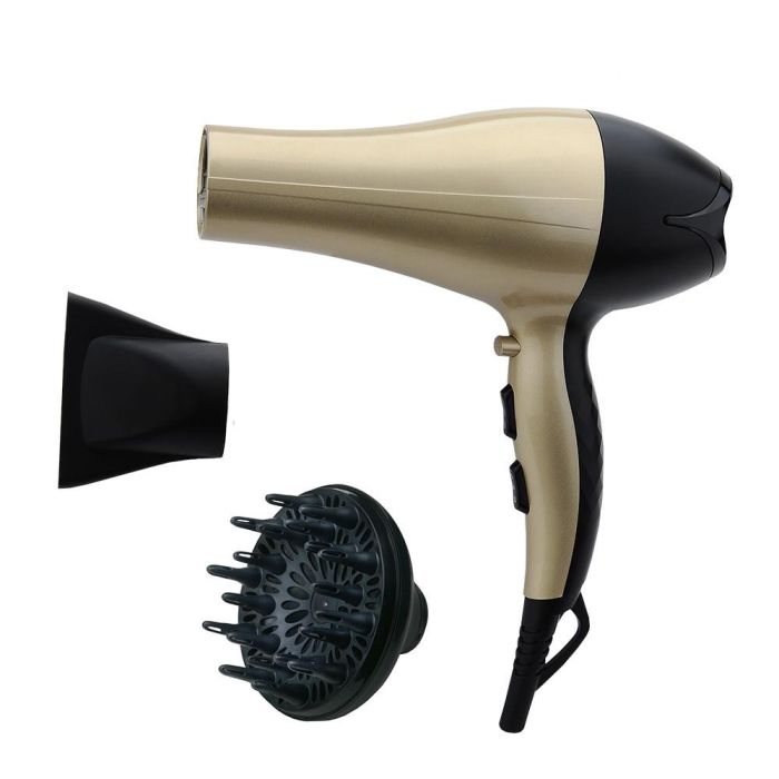 Secador de cabello con difusor ionico 1900-2300 W edm Secador de cabello con difusor ionico 1900-2300 W edm