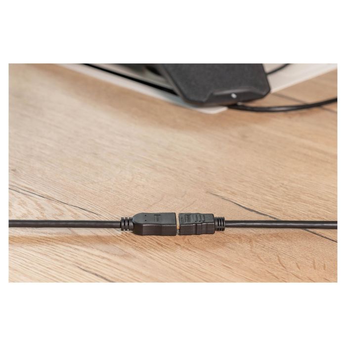 Digitus Cable Extensor HDMI High Speed Tipo A M/F 3.0m con Ethernet UHD 4K@24Hz Chapado en Oro Negro 1