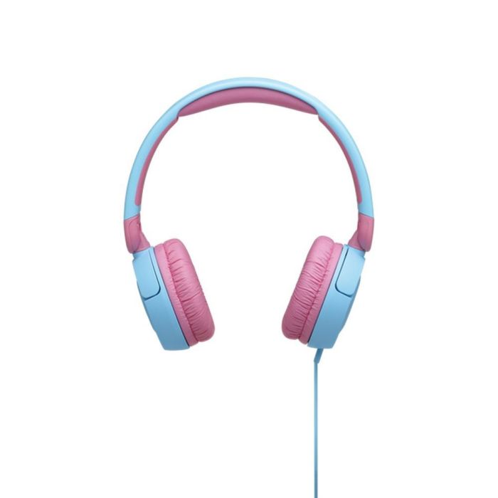 JBL JBLJR310BLU Auriculares Infantiles con Micrófono Jack 3.5 Sonido Seguro <85dB Ajustables, Azules y Rosas, Personalizables 2