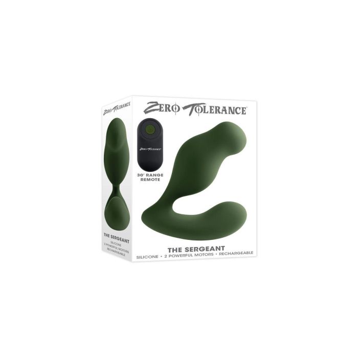 Vibrador anal Zero Tolerance Verde 2