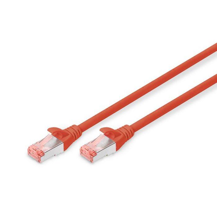 Digitus 1m Cat6 S-FTP Patch Cable, Red