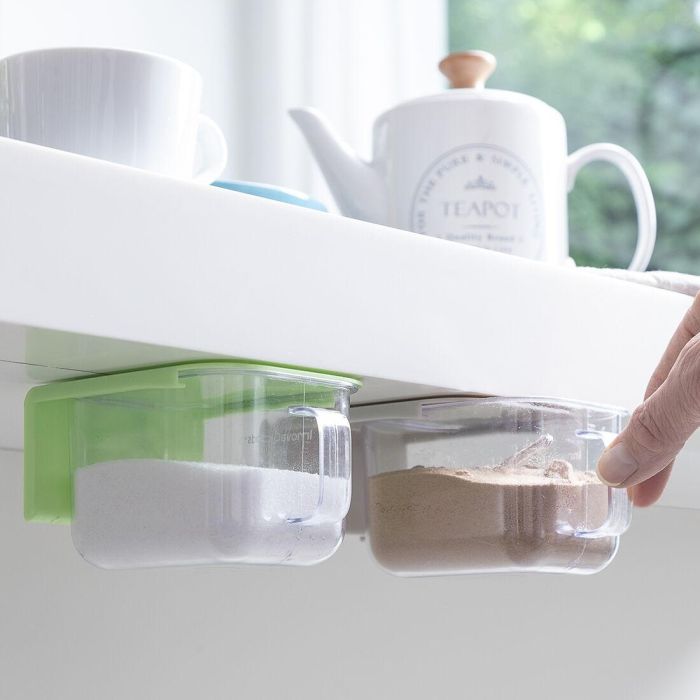 Pack Set de 3 Soportes Adhesivos para Tapas de Cocina y Organizador de Especias Adhesivo y Divisible y Recipientes de Cocina Adh 15 Pack Set de 3 Soportes Adhesivos para Tapas de Cocina y Organizador de Especias Adhesivo y Divisible y Recipientes de Cocina Adh 15